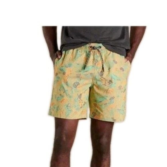 Toad & Co Boundless Pull On Size XL Beach Casual Trunks Shorts  Draw Cord - Picture 1 of 14